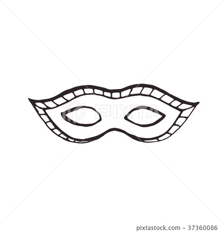 carnival mask isolated carnival mask isolated 37360086