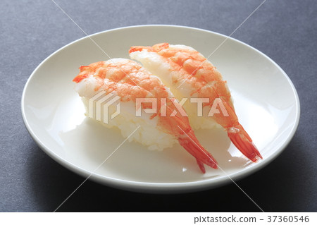 蒸蝦壽司圖像 37360546