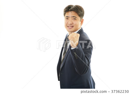 Guts pose businessman 37362230
