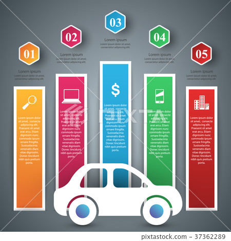 Road infographic design template and marketing 37362289