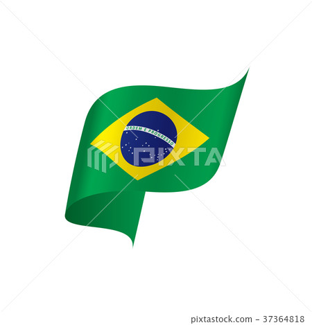 Brazil flag, vector illustration Brazil flag, vector illustration 37364818