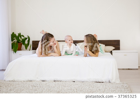 children of three sisters in the morning on the 37365325