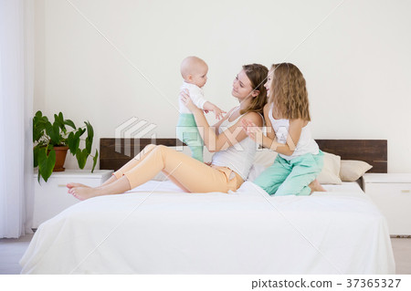 children of three sisters in the morning on the 37365327