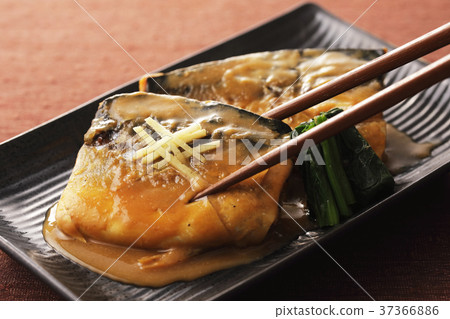 Saba with miso 37366886