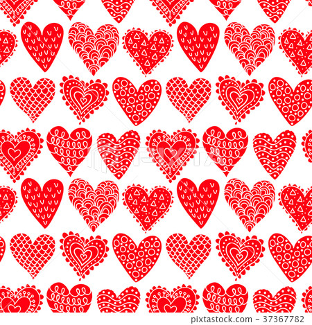 Hand drawn hearts for Valentine's day. Hand drawn hearts for Valentine's day. 37367782