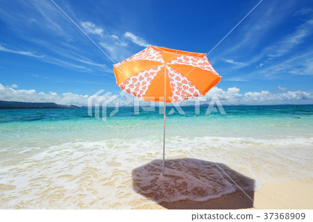 beautiful beach umbrellas