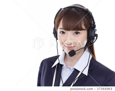 Young female operator Young female operator 37368963