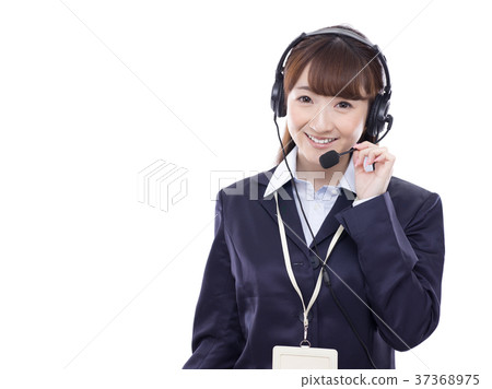 Young female operator 37368975