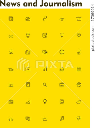 News icon set News icon set 37369914