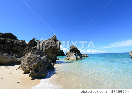 沖繩美麗的海灘 沖繩美麗的海灘 37369994