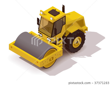 Vector isometric vibration roller Vector isometric vibration roller 37371283