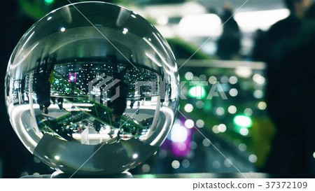 Unrecognizable customers in Christmas and New Year 37372109