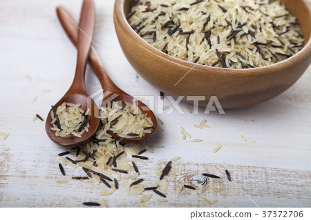 Mixture of different varieties of rice Mixture of different varieties of rice 37372706