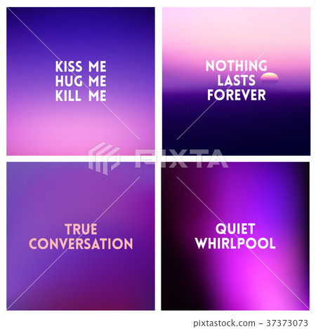 Abstract vector purple blurred background set 4 Abstract vector purple blurred background set 4 37373073
