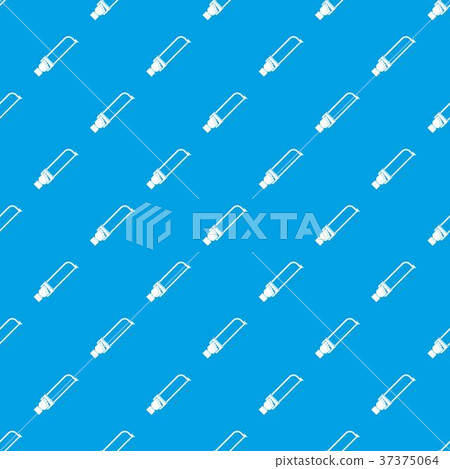 Hand holding spatula tool pattern seamless blue Hand holding spatula tool pattern seamless blue 37375064