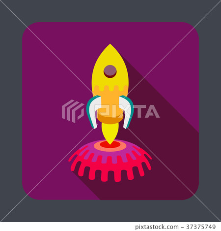 Space rocket concept background, cartoon style Space rocket concept background, cartoon style 37375749