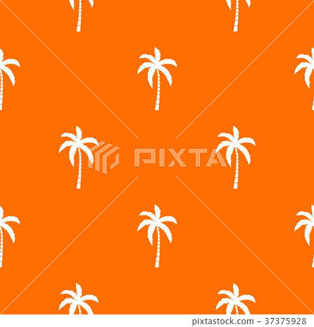 Palm tree pattern seamless 37375928
