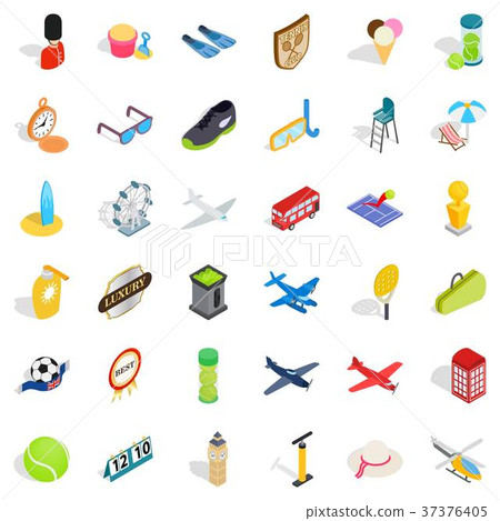 Rocket icons set, isometric style Rocket icons set, isometric style 37376405