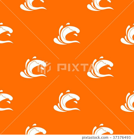 Water wave splash pattern seamless 37376493