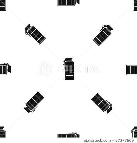 Stun grenade pattern seamless black Stun grenade pattern seamless black 37377609