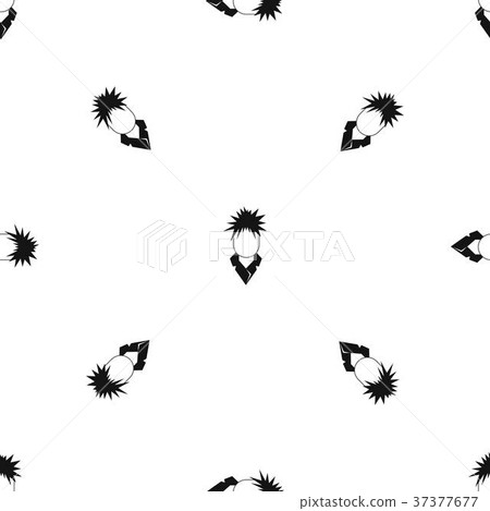 Singer pattern seamless black 37377677