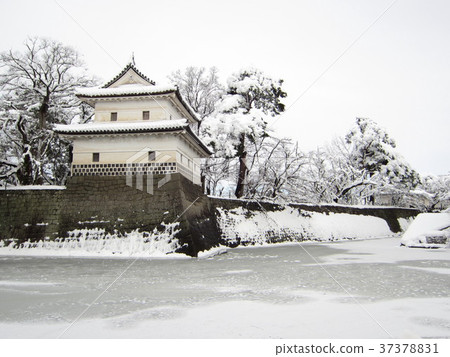 Shibata城堡冬天風景 Shibata城堡冬天風景 37378831