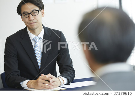 Business interview men 37379610