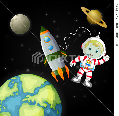 the astronauts exploring the galaxy 37381639
