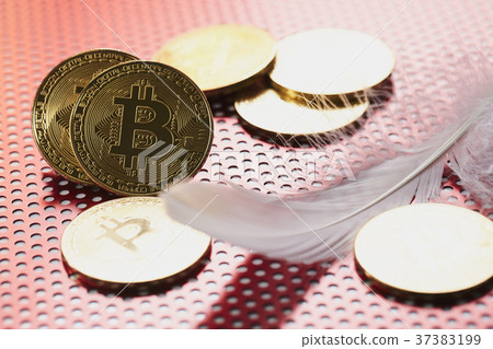 比特幣金幣虛擬貨幣金紅色鋁拳 比特幣金幣虛擬貨幣金紅色鋁拳 37383199