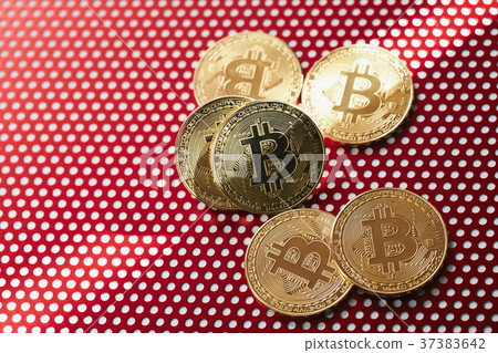 比特幣金幣虛擬貨幣金紅色鋁拳 比特幣金幣虛擬貨幣金紅色鋁拳 37383642