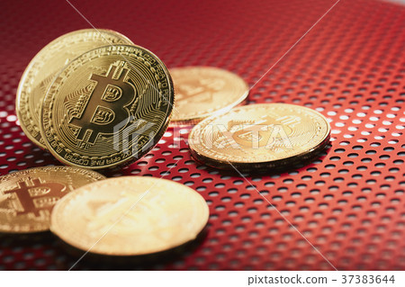 比特幣金幣虛擬貨幣金紅色鋁拳 比特幣金幣虛擬貨幣金紅色鋁拳 37383644
