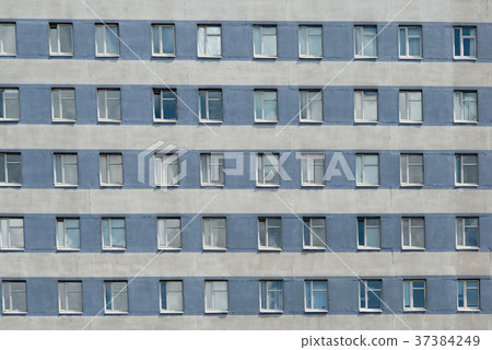 Construction Worker Installing New Windows House 37384249