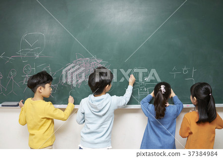 小學生,兒童,韓國人 小學生,兒童,韓國人 37384984
