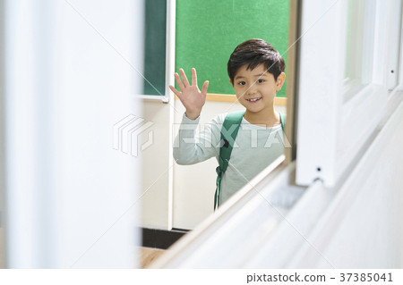 小學生，兒童，韓國人 37385041