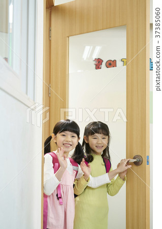 小學生,兒童,韓國人 小學生,兒童,韓國人 37385060