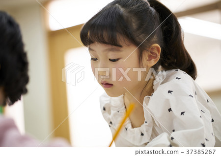 小學生，兒童，韓國人 37385267