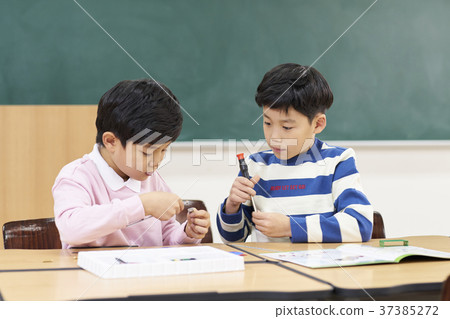 小學生,兒童,韓國人 小學生,兒童,韓國人 37385272