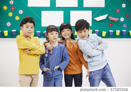小學生，兒童，韓國人 37385508