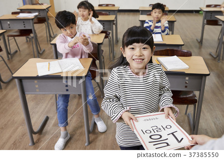 小學生，兒童，韓國人 37385550