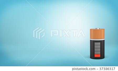 3d rendering of a single large orange and black 3d rendering of a single large orange and black 37386317