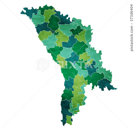 摩爾多瓦地圖國家圖標 37386404