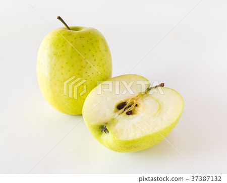 Apple國王森林果子果子橫斷面綠色蘋果 Apple國王森林果子果子橫斷面綠色蘋果 37387132