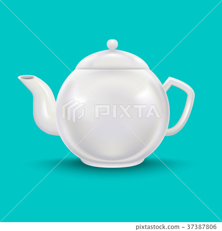 Realistic Detailed 3d Template Blank White Ceramic 37387806