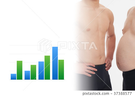 代謝和肌肉圖(腹部)2人 代謝和肌肉圖(腹部)2人 37388577