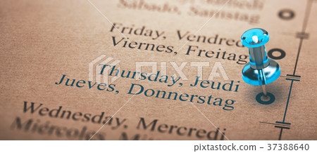 Day of the Week, Thursday 37388640