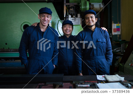 Town factory Foreign workers Town factory Foreign workers 37389436