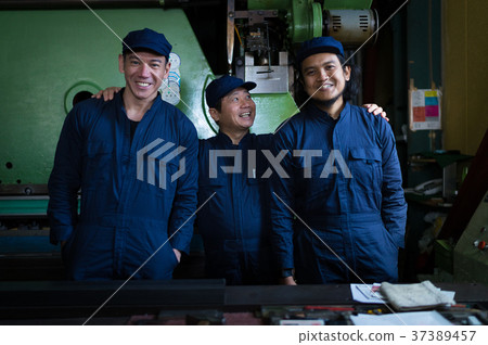 Town factory Foreign workers Town factory Foreign workers 37389457