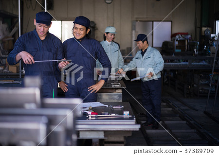 Town factory training of workers 37389709