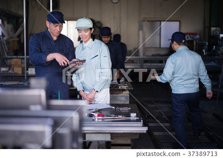 Town factory training of workers 37389713
