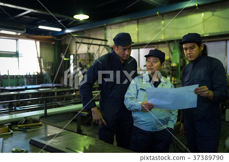 Town factory training of workers Town factory training of workers 37389790